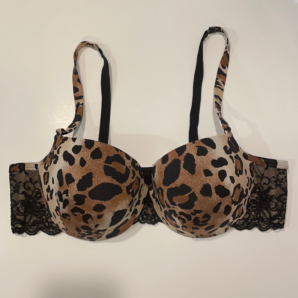 Lane Bryant Cacique Bra 44C Leopard Print
